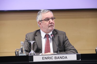 Benvinguda del president de la mesa, Sr. Enric Banda.jpg
