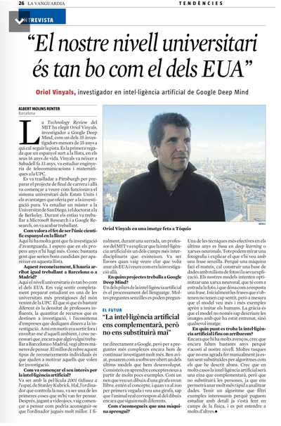 Entrevista Oriol Vinyals La Vanguardia, 27-08-16.PNG