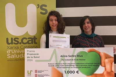 Anna Sallés, titulada CFIS, premiada per la Xarxa US.Cat