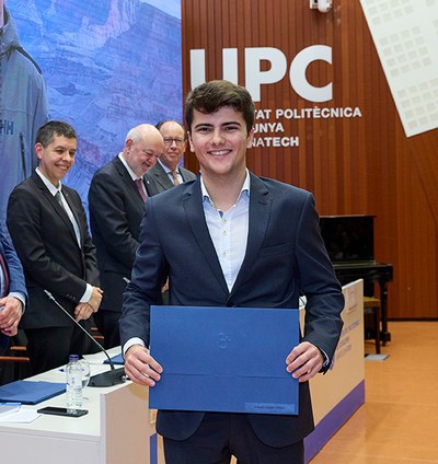 Gerard Castro, alumni CFIS, guanya el Primer Premi Global Arquímedes