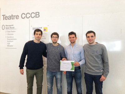 Titulats i un estudiant del CFIS, premiats a la Barcelona Pollution Datathon