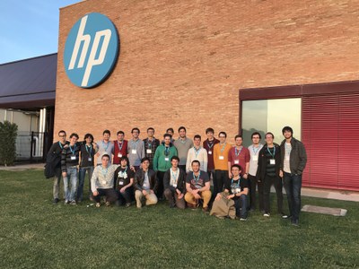 Visita d'estudiants del CFIS a l'empresa HP